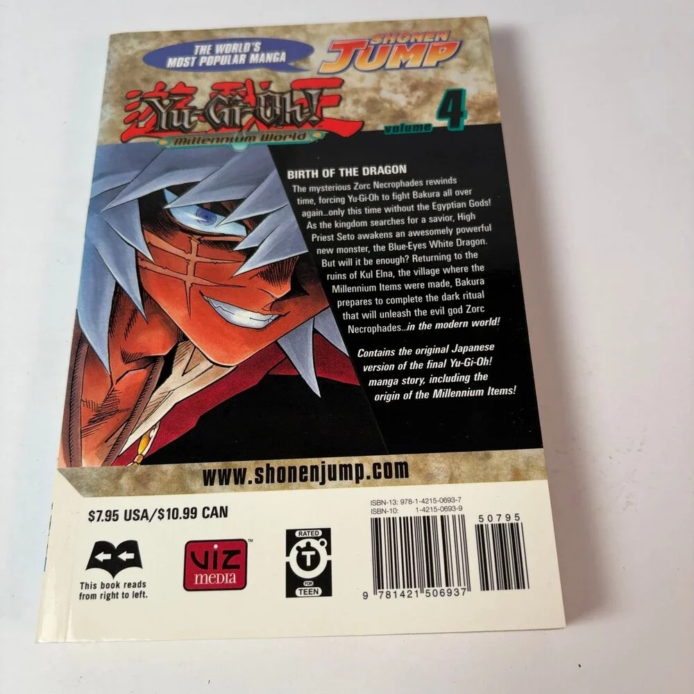 Yu-Gi-Oh! Millennium World Vol 4 Manga by Kazuki Takahashi Viz Media 1st Print
